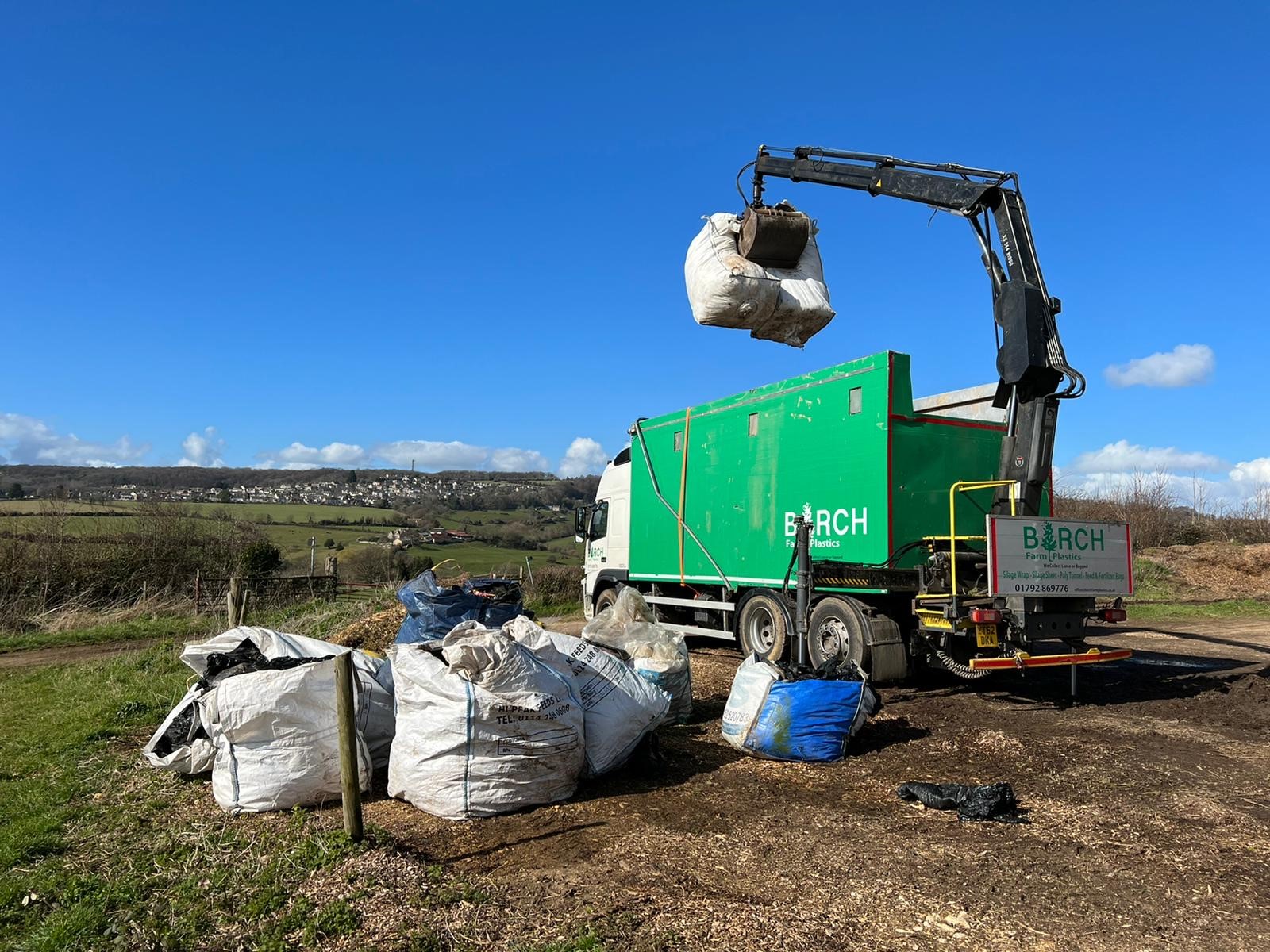 farm waste polythene